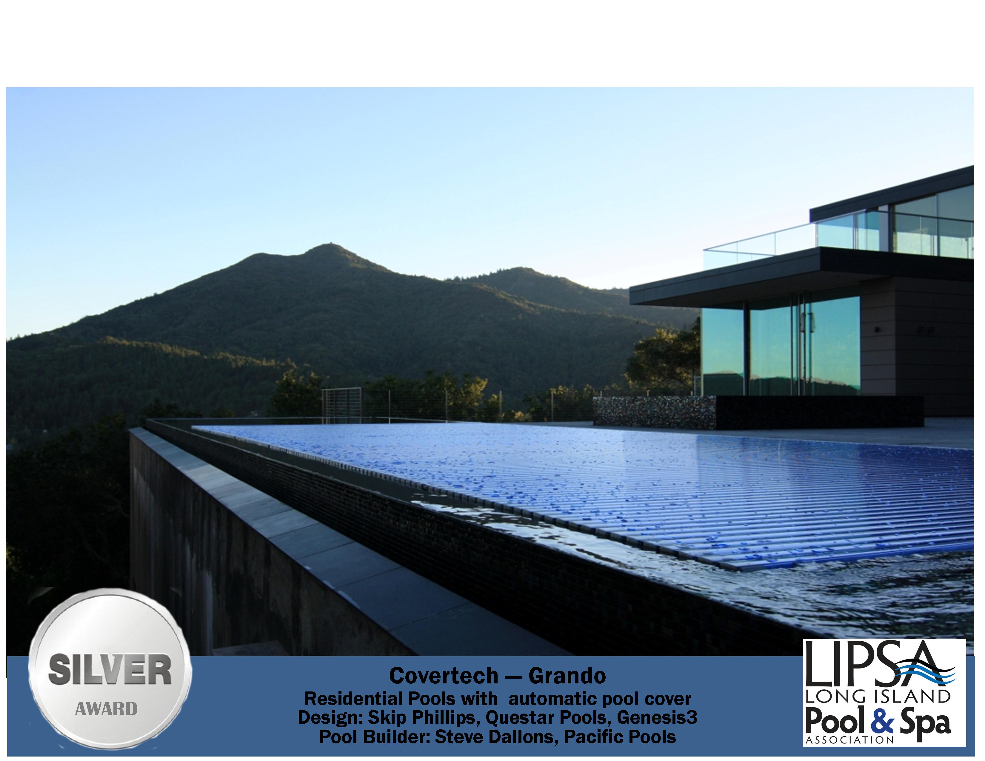 Covertech - Grando automatic rigid free form pool cover Silver Award Long Island Pool & SPA 2016