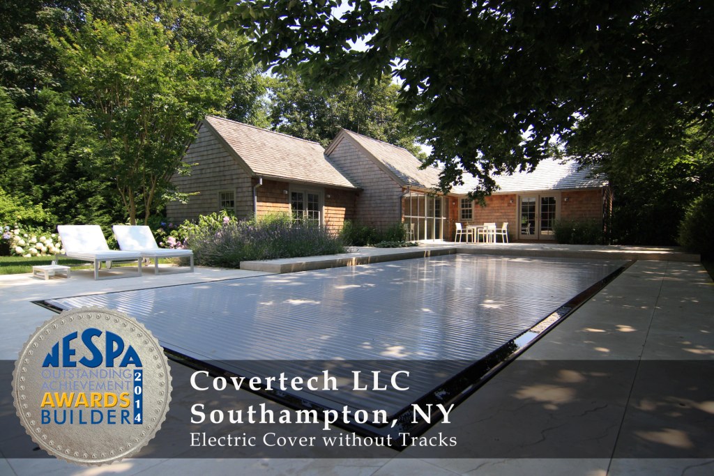 Covertech Grando automatic pool cover NE Pool & SPA Silver1 Award 2014