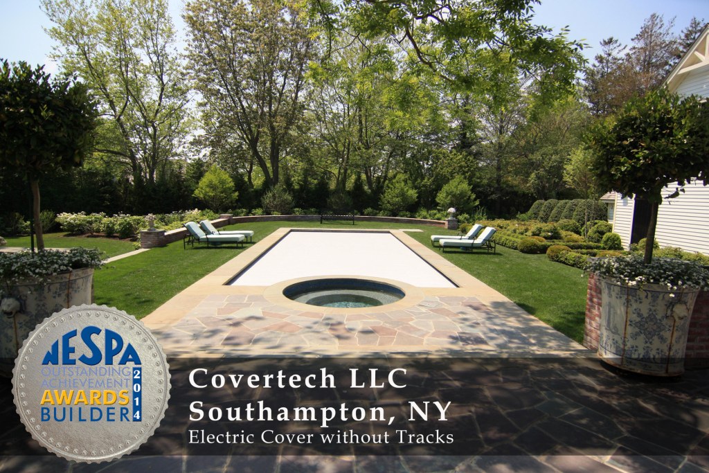 Covertech Grando automatic pool cover NE Pool & SPA Silver2 Award 2014